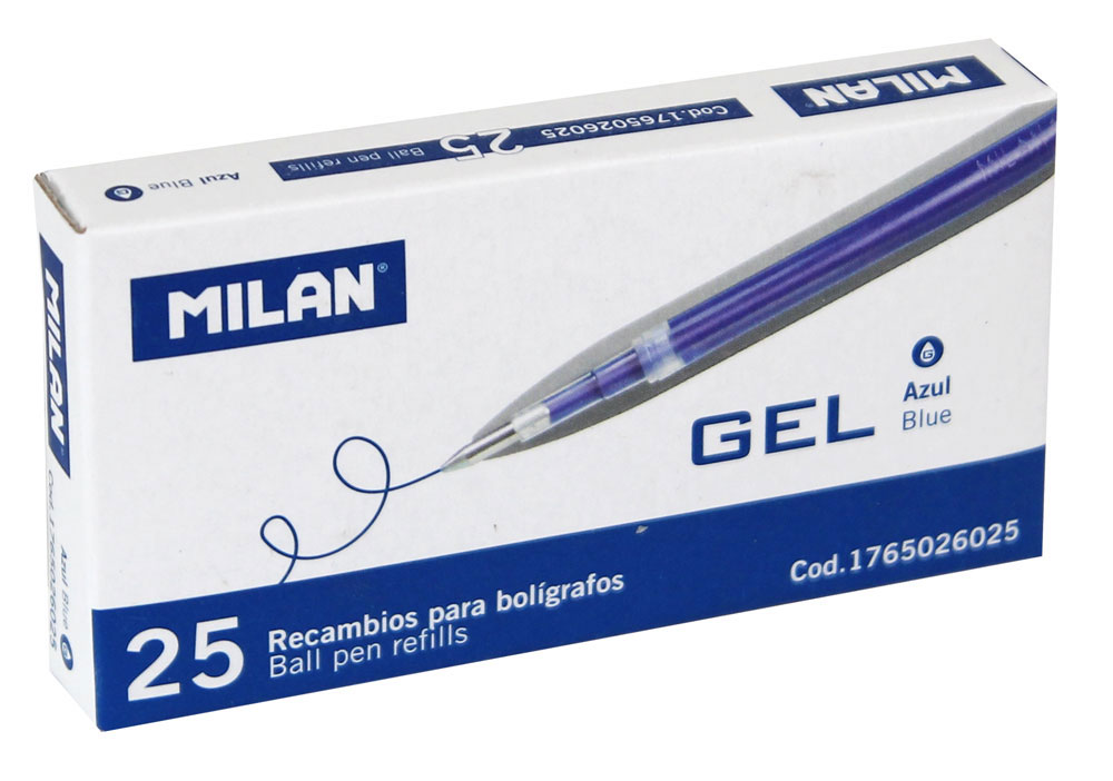 221767-EC Uložak za Gel pen MILAN plavi 0,7 P25 NETTO