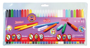 221800-EC Flomasteri 30/1 KOH-I-NOOR set:10školskih+10magic+10brush bls P12