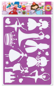 221804-EC Šablona za crtanje 187x266mm PRINCEZE 9820 KOH-I-NOOR P24