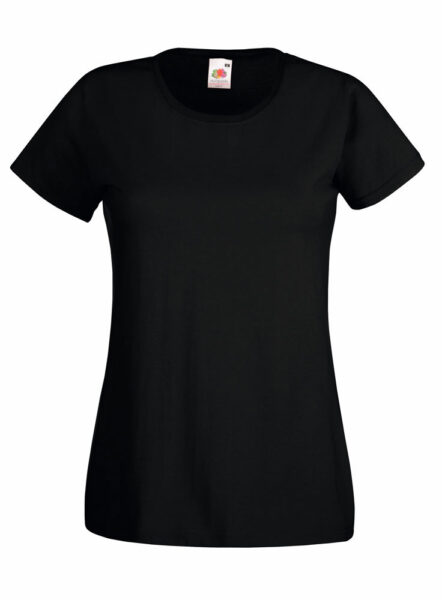 221864-EC Majica FOL T-shirt KR Lady-fit Valeuw. new 165g crna M P72