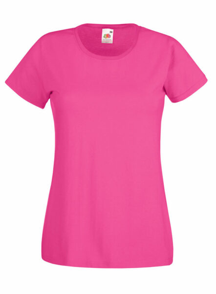 221867-EC Majica FOL T-shirt KR Lady-fit Valeuw. new 165g fuksija M P72