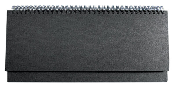 222904-EC Planer stolni spiralni BRISTOL 52 tjedna, 128 str., 30x14 antracit P50 OG 2026