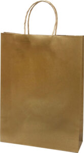 223347-EC Vrećica L natron-ručka zlatna 26x8x35cm  71442 P10/250