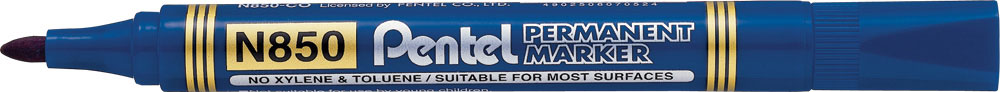 223525-EC Marker perm. PENTEL N850-C plavi okrugli vrh P12/576