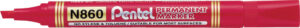223527-EC Marker perm. PENTEL N860-B crveni kosi vrh P12/576
