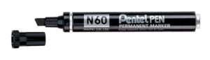 223532-EC Marker perm. PENTEL N60-A crni kosi vrh P12/480