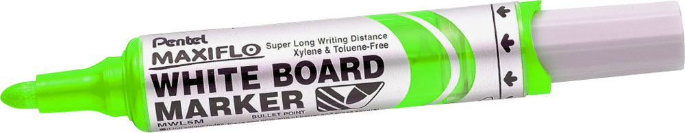 223554-EC Marker za ploču PENTEL Maxiflo MWL5M-D zeleni okrugli vrh P12/288