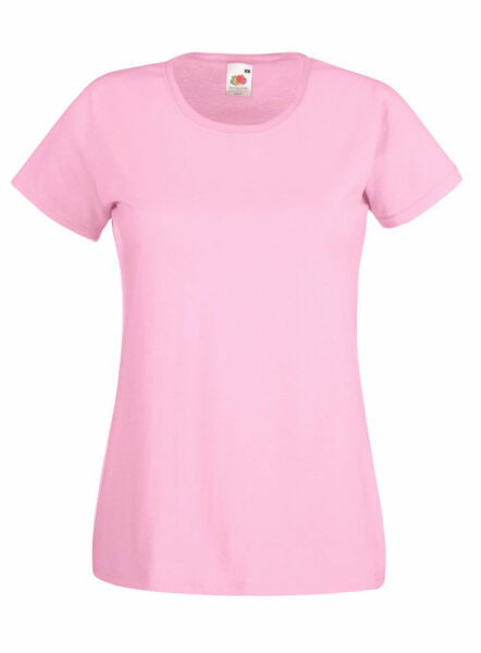 223607-EC Majica FOL T-shirt KR Lady-fit Valeuw. new 165g svijetlo roza S P72