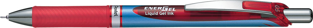 223740-EC Gel pen 0,5 PENTEL EnerGel BLN-75-B crveni P12/576