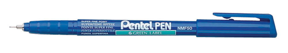 223772-EC Flomaster fineliner PENTEL 0,5 permanent NMF50-C plavi P12/480