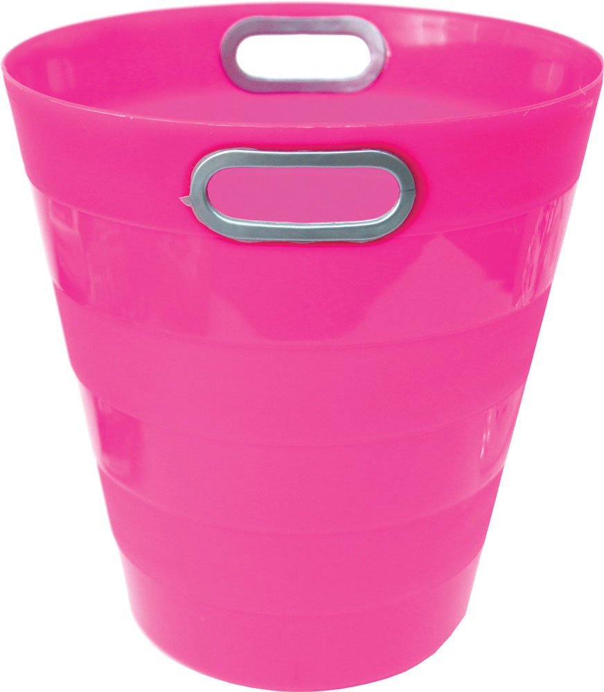 223914-EC Koš za smeće pvc ARK 1051 fluo roza P40