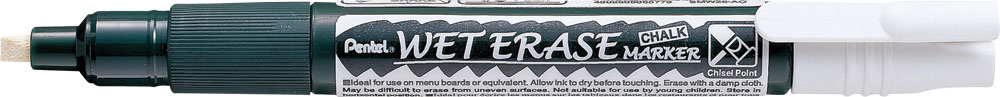 224787-EC Marker kreda PENTEL SMW26-W bijeli kosi vrh P12/288