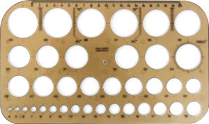 225131-EC Šablona sa kružnicama K-I-N bls P30