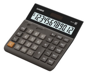 225291-EC Kalkulator CASIO DH-12-BK bls