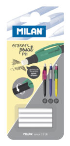 225479-EC Gumice refil za ol.teh. MILAN PL1 "eraser&pencil", 4/1 bls P24/288