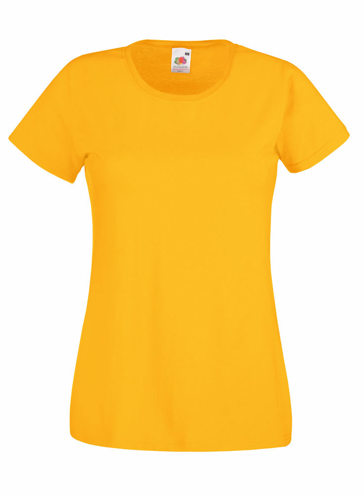 225594-EC Majica FOL T-shirt KR Lady-fit Valeuw. new 165g žuta sun M P72