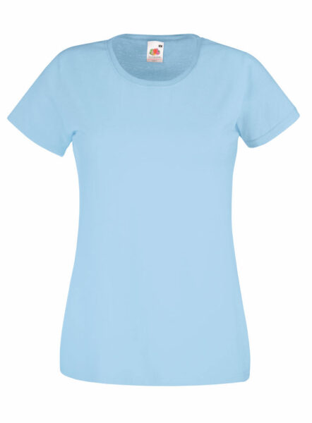 226061-EC Majica FOL T-shirt KR Lady-fit Valeuw. new 165g svijetlo plava XL P72