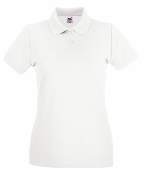 226127-EC Majica FOL Polo ženska Lady-fit Premium KR bijela S P36