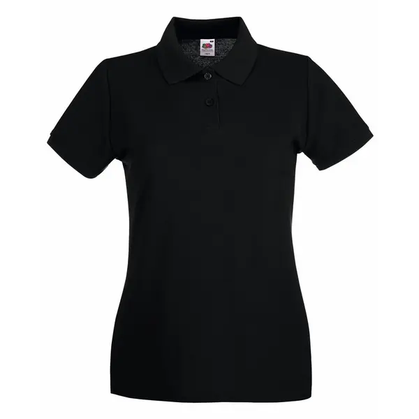 226133-EC Majica FOL Polo ženska Lady-fit Premium KR crna S P36
