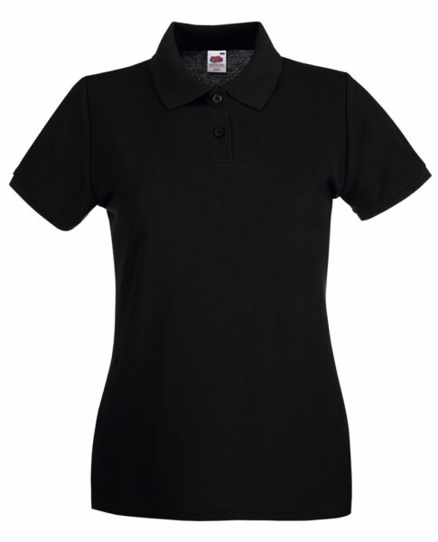 226135-EC Majica FOL Polo ženska Lady-fit Premium KR crna L P36