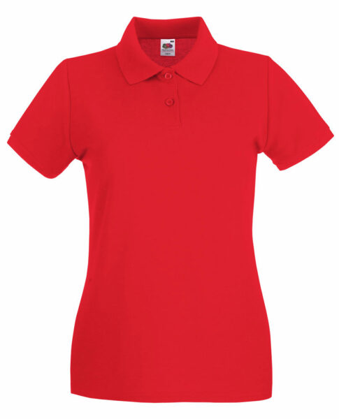 226139-EC Majica FOL Polo ženska Lady-fit Premium KR crvena S P36