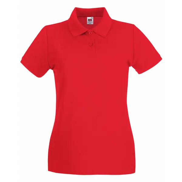 226143-EC Majica FOL Polo ženska Lady-fit Premium KR crvena 2XL P36