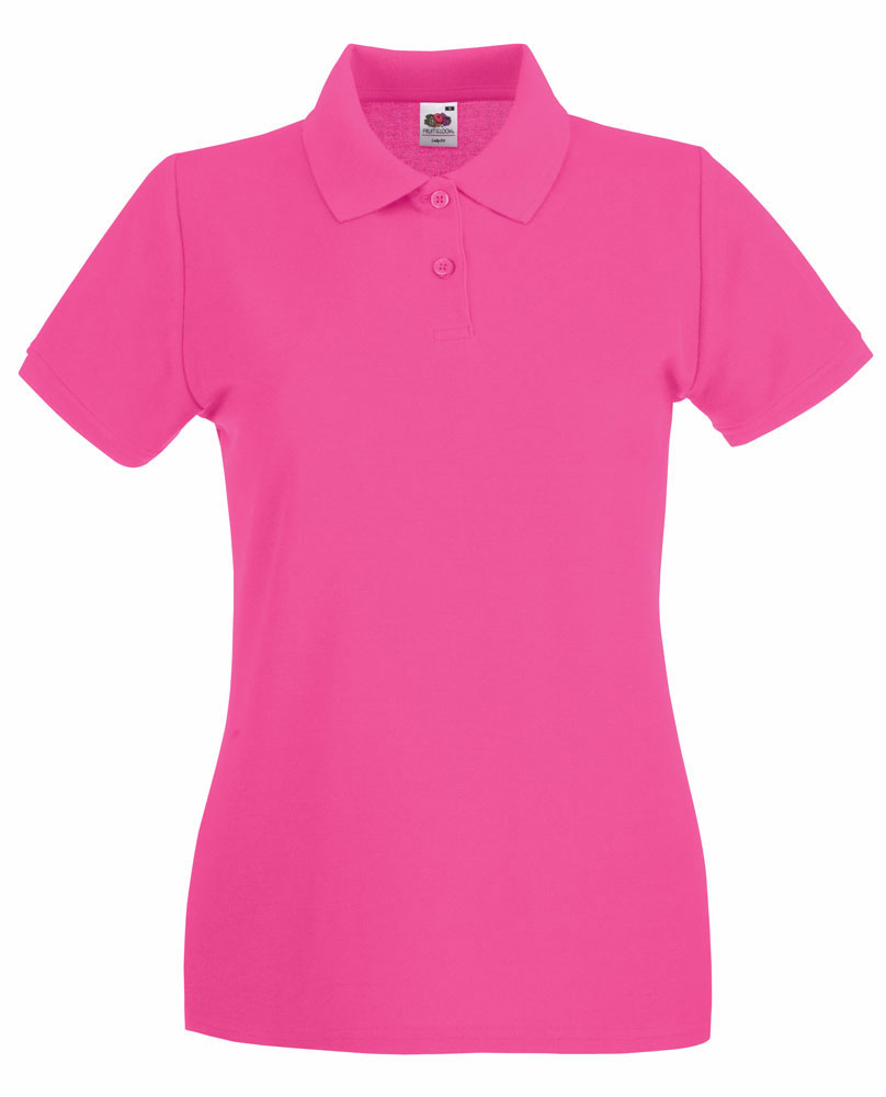 226150-EC Majica FOL Polo ženska Lady-fit Premium KR fuksija XS P36 NETTO