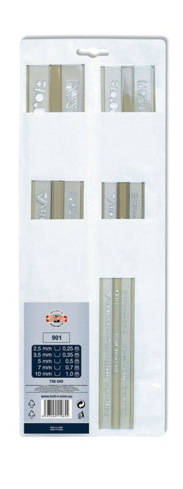 226188-EC Šablona slova 901 set 5/1 2,5/3,5/5/7/10mm K-I-N P20