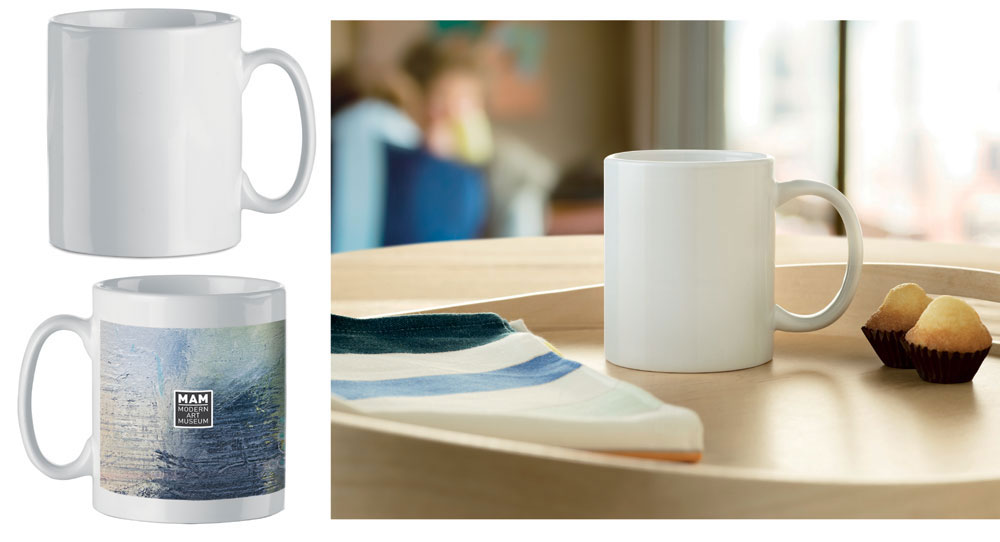 226403-EC Šalica ker.za sublimaciju Sublim 300 ml bijela u kutiji P1/40