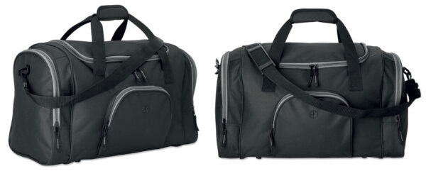 226446-EC Torba sportska Leis crna 55x25x30cm P10