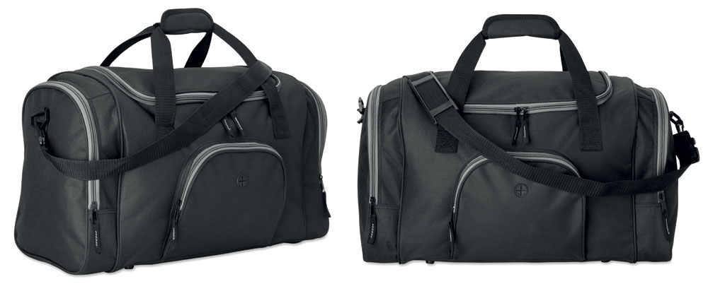 226446-EC Torba sportska Leis crna 55x25x30cm P10