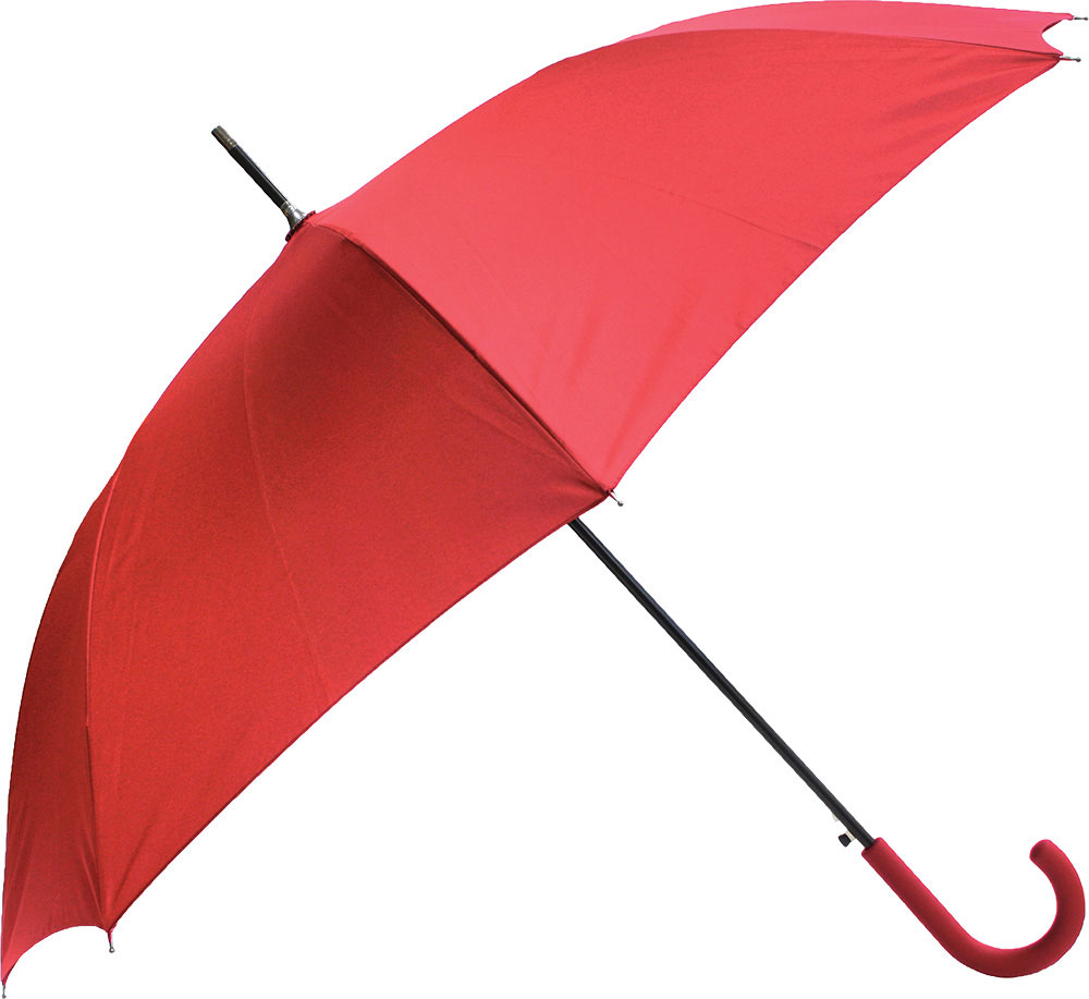 226547-EC Kišobran Apolo 86392/RD crveni gumena drška P12/48