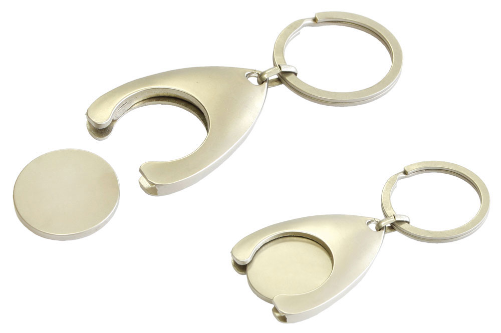 226609-EC Privjesak metalni Coin okrugli s utorom za kovanicu P10/500