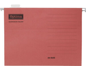 226857-EC Mapa viseća A4 OPTIMA crvena 22461 P25/200