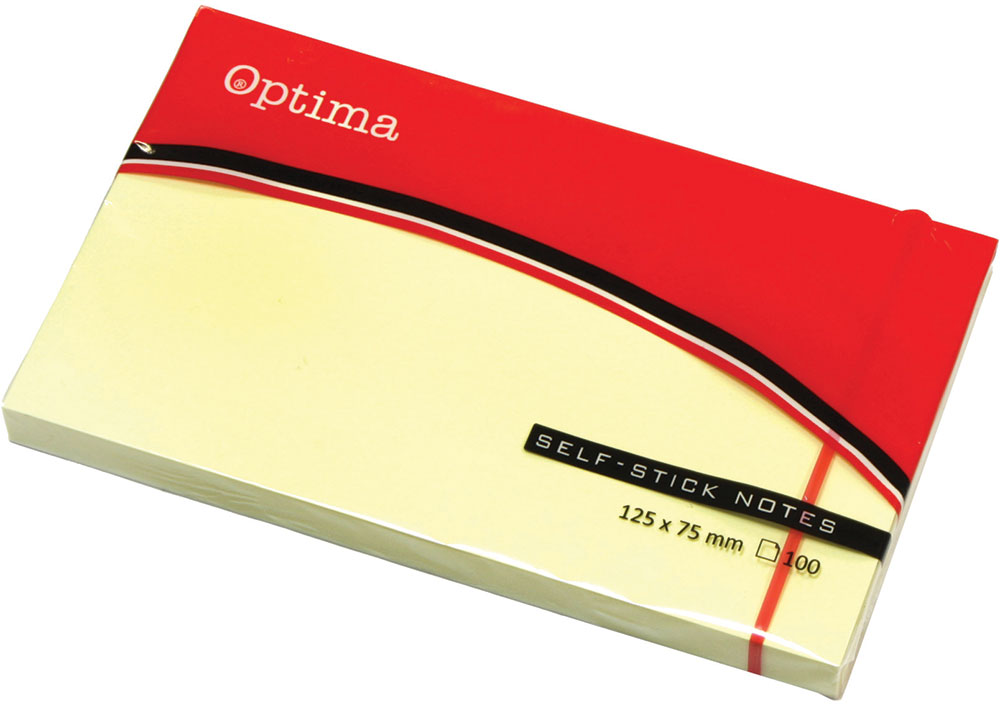 226862-EC Blok samoljepivi 75x125 žuti OPTIMA 100L 22942 P12/120