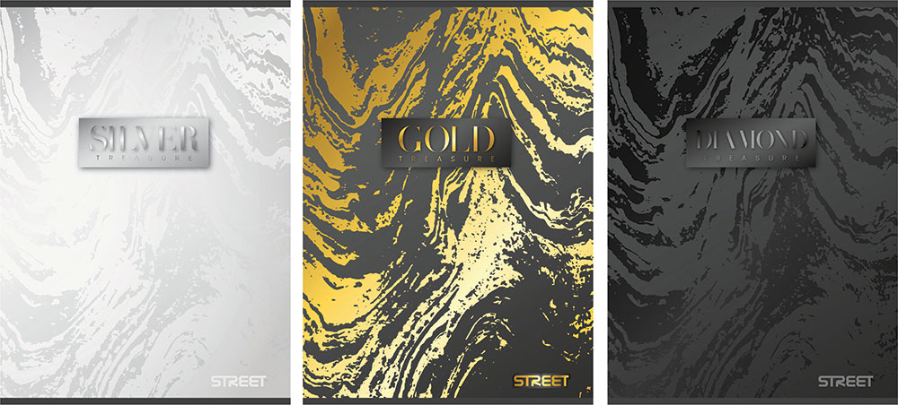 227313-EC Bilježnica A4/D Street TREASURE 54L 65480A P10/60 NETTO