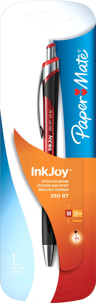 227610-EC Ol.kem. PAPER MATE INKJOY 550 RT 1/1 CRVENA blister 1842244 P12 NETTO