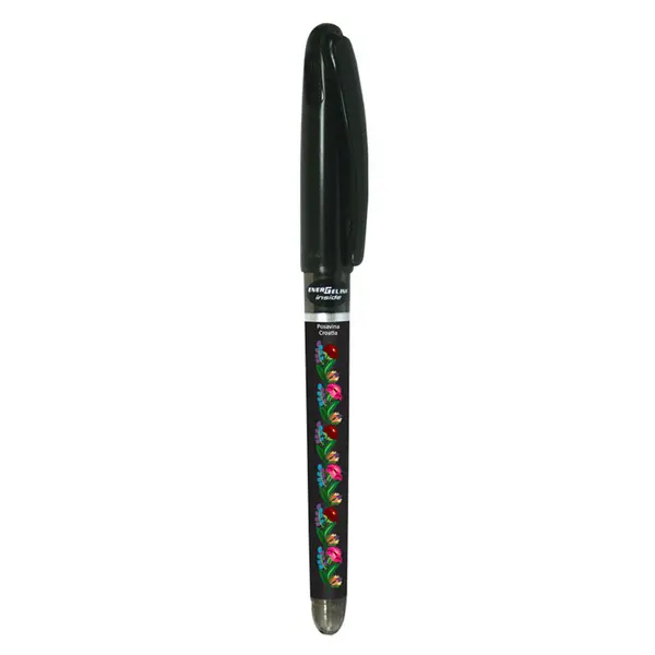 227635-EC Gel pen 0,7 PENTEL EnerGel Tradio Ethno Croatia Posavina crna