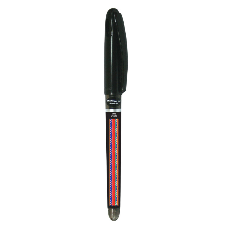 227638-EC Gel pen 0,7 PENTEL EnerGel Tradio Ethno Croatia Istra crna