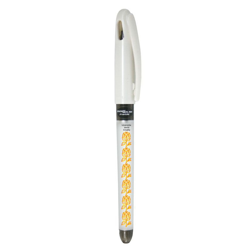 227649-EC Gel pen 0,7 PENTEL EnerGel Tradio Ethno Croatia Levanjska Varoš bijela