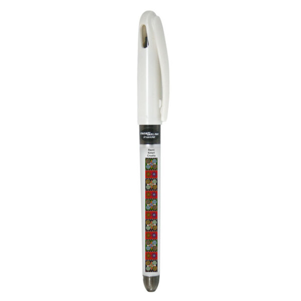 227653-EC Gel pen 0,7 PENTEL EnerGel Tradio Ethno Croatia Ravni Kotari bijela