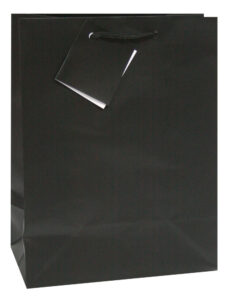 228241-EC Vrećica XL jednobojna mat crna 33x45,7x10,2 75233 P12/144