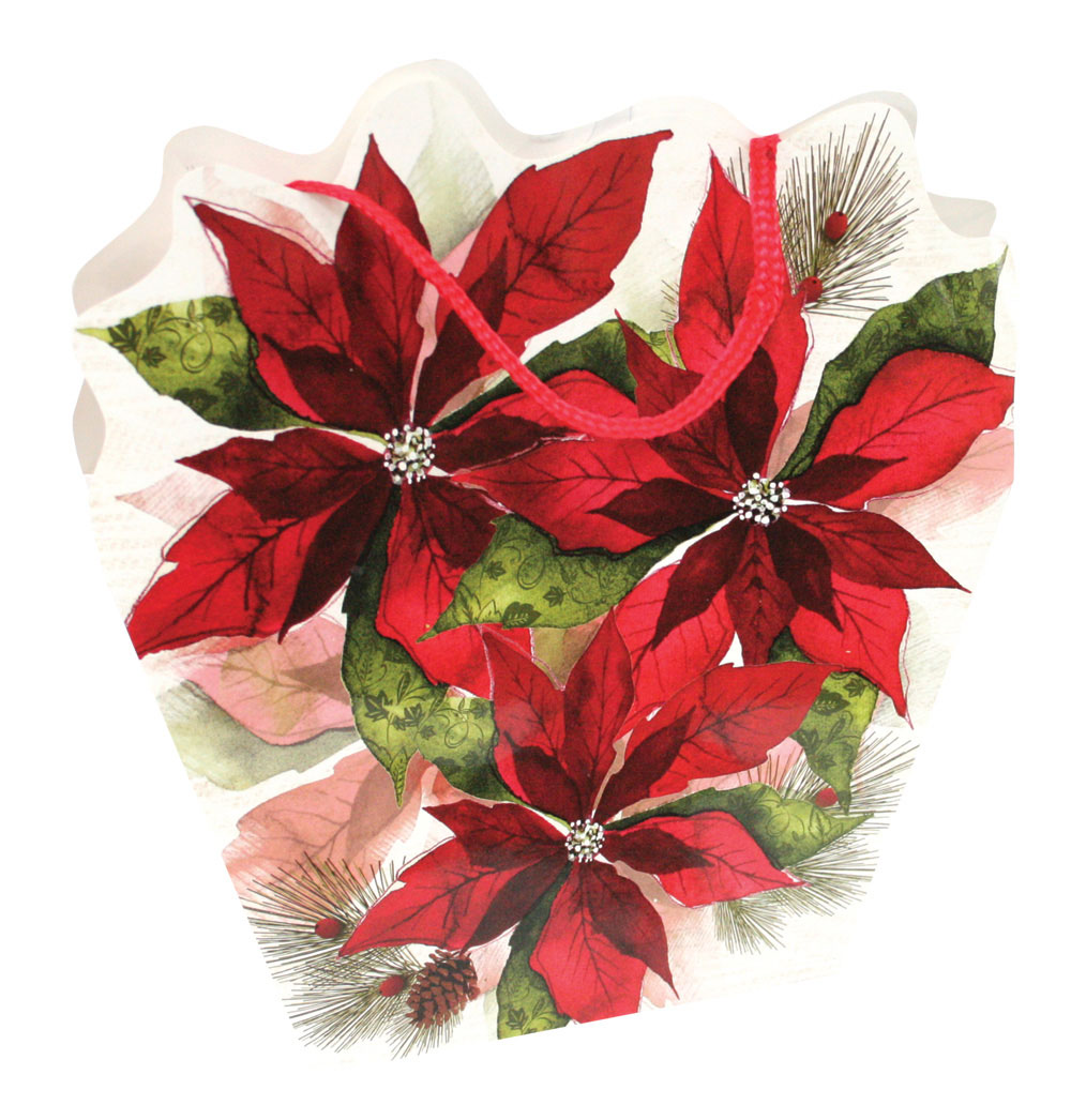 228253-EC Vrećica M božićna u obliku božićne zvijezde P12/288