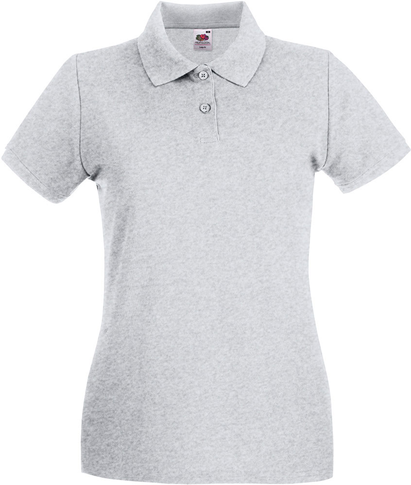 228296-EC Majica FOL Polo ženska Lady-fit Premium KR siva S P36