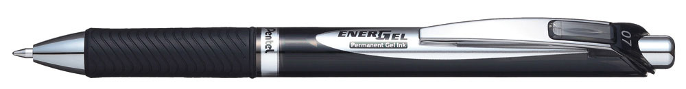 228311-EC Gel pen 0,7 PENTEL EnerGel BLP-77-A permanent crni P12/576