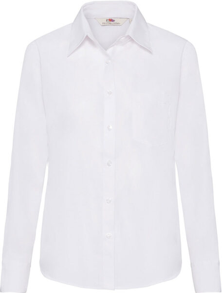229173-EC Košulja FOL DR 135g Lady fit Poplin Shirt bijela XS P12 NETTO