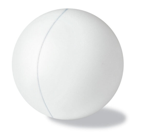 229985-EC Loptica antistresna PU fi 6 cm bijela  P1/250