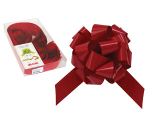 230328-EC Mašna potezna 31mm mat crvena 30 kom u pvc kutiji P30/300