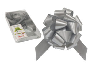 230330-EC Mašna potezna 31mm mat srebrna 30 kom u pvc kutiji P30/300