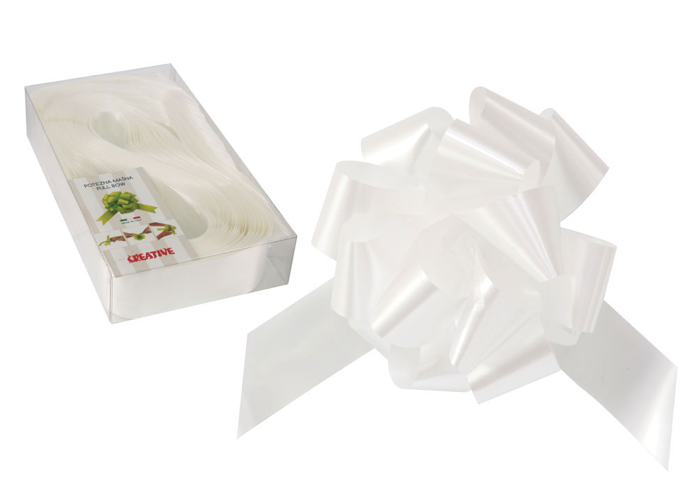 230331-EC Mašna potezna 50mm mat bijela 30 kom u pvc kutiji P30/300